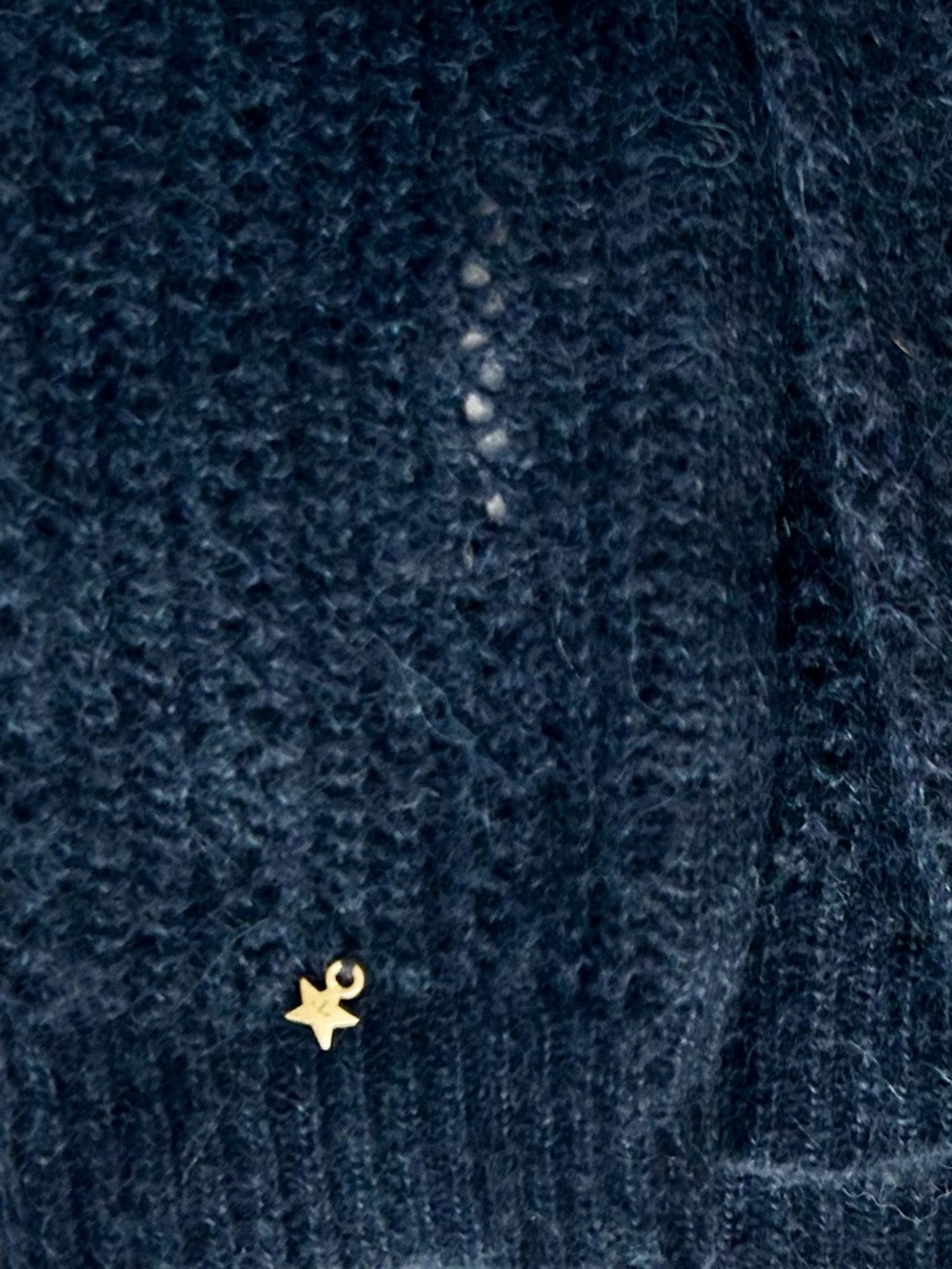 Des Petites Hauts Navy Pullover Sweater
Made in Italy.